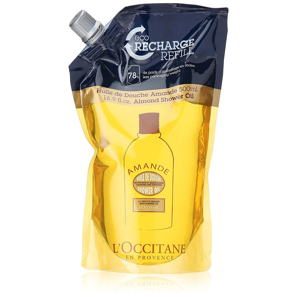 L'Occitane Almond Shower Oil 500 ml. (Eco RefillX