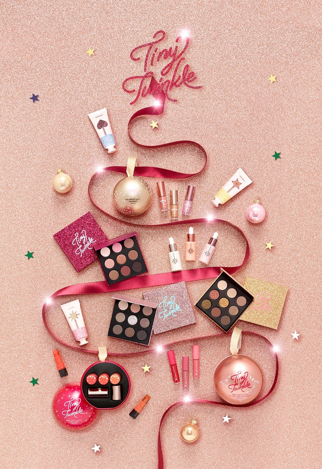 Etude House Tiny Twinkle Color Eyes (Holiday Collection 2018) #1 Rose Gold Ornament