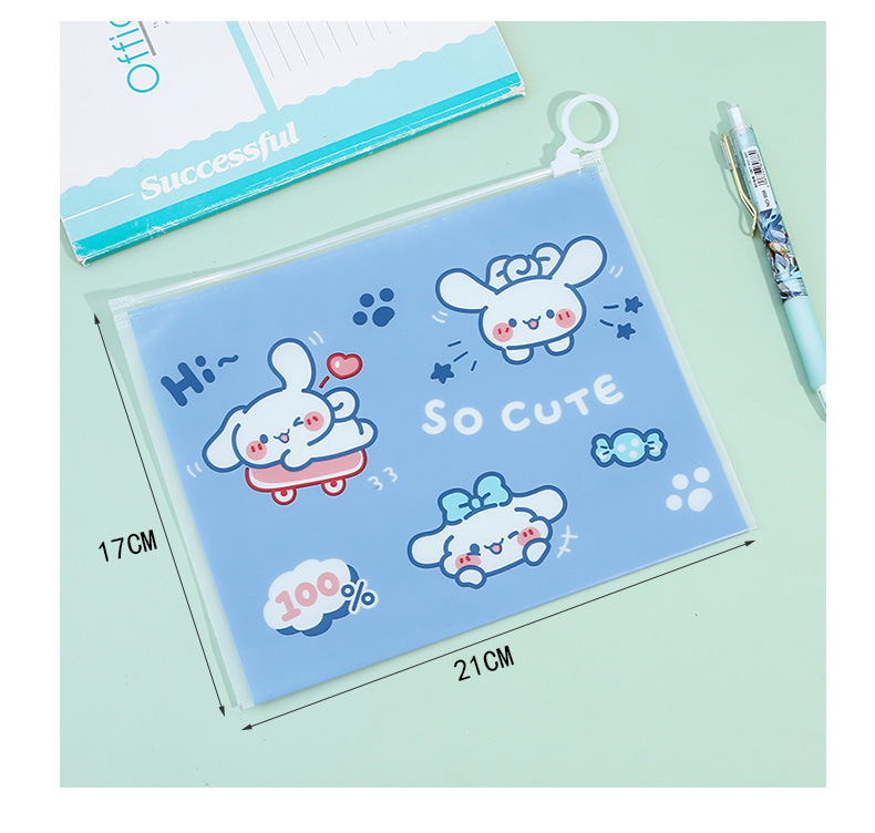 🌈🎒กระเป๋าใส่เครื่องเขียน⭐ซองซิปพลาสติก A5 การ์ตูนแฟนซี 21x16.5ซม📌เลือกลาย ราคา 4 บาท✔️พร้อมส่งในไทย เครื่องเขียน กระเป๋า กระเป๋าดินสอ