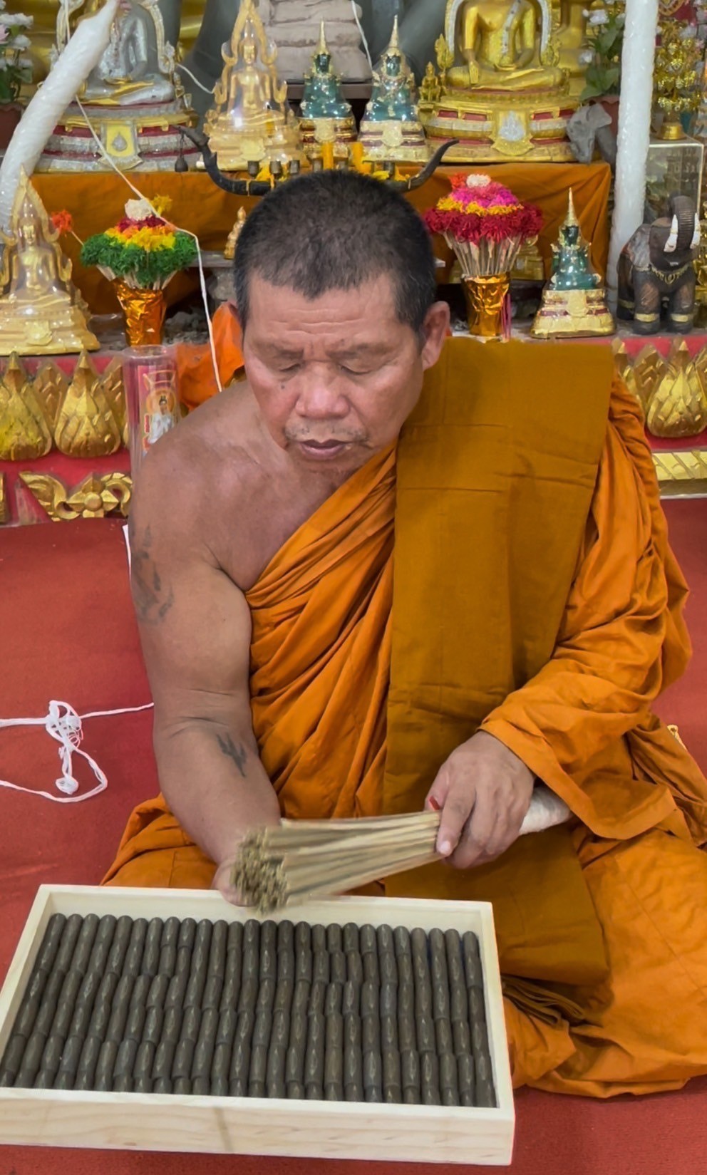 ตะกรุดกามคุณ (แบบพอกผงว่าน) หลวงปู่พงษ์ศักดิ์ ทันตะจิตโต วัดป่าเทพนิมิต จังหวัดกาฬสินธุ์