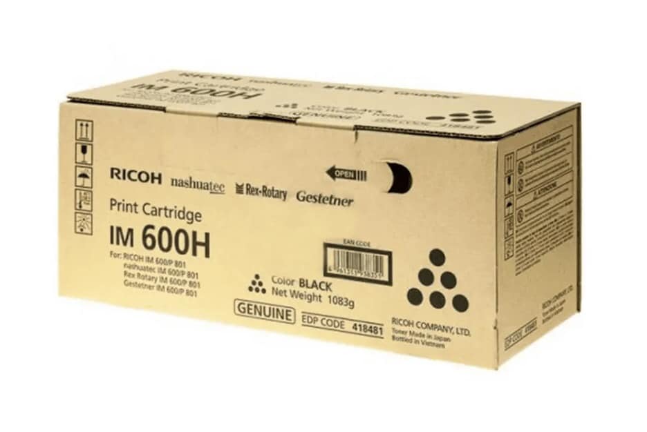 RICOH P800 / P801 / IM550F / IM600F (31STI600TNBK) ตลับหมึกสีดำ ของแท้ 418479