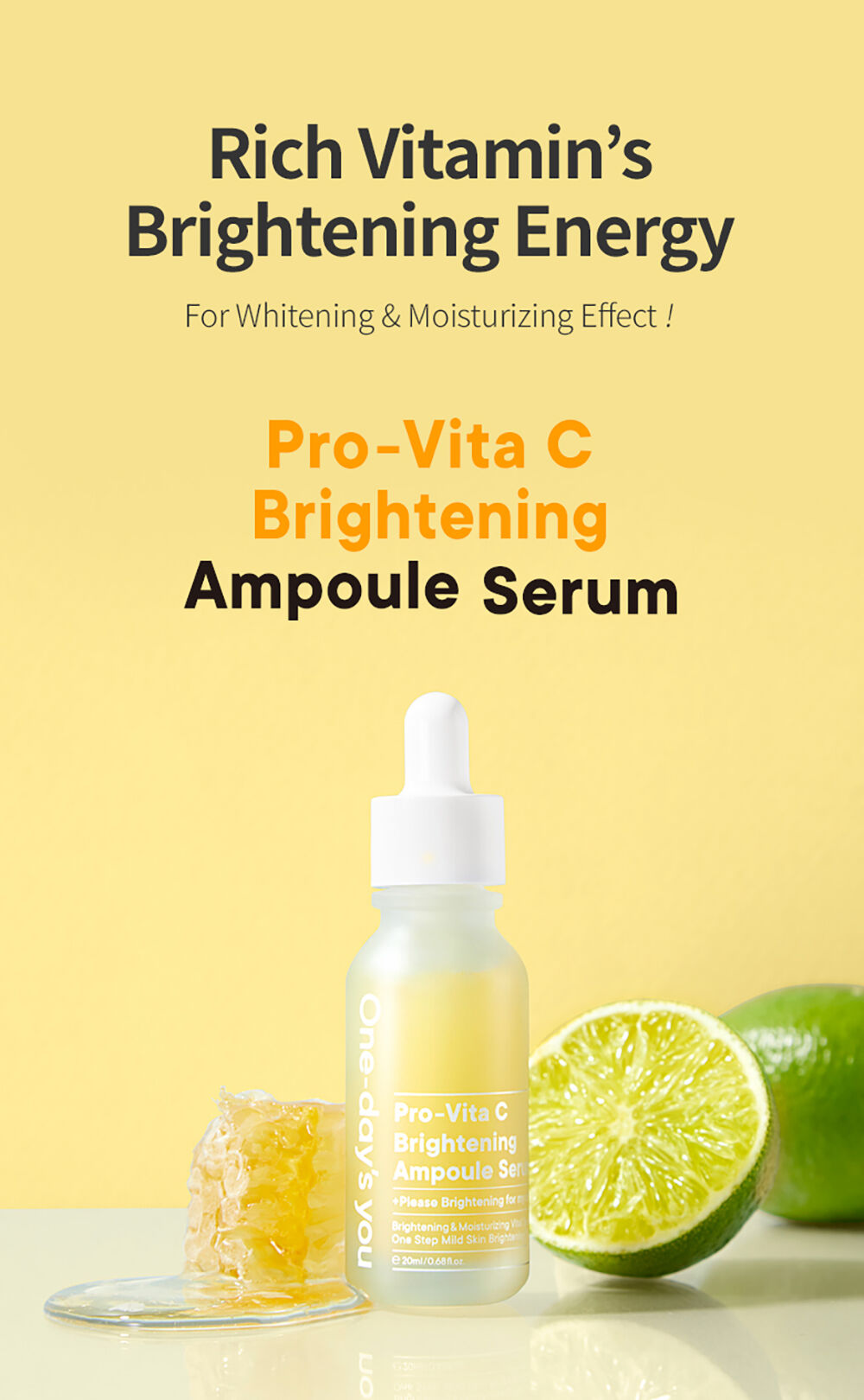 One-day's you Pro-Vita C Beightening Ampoule Serum 30 ml.
