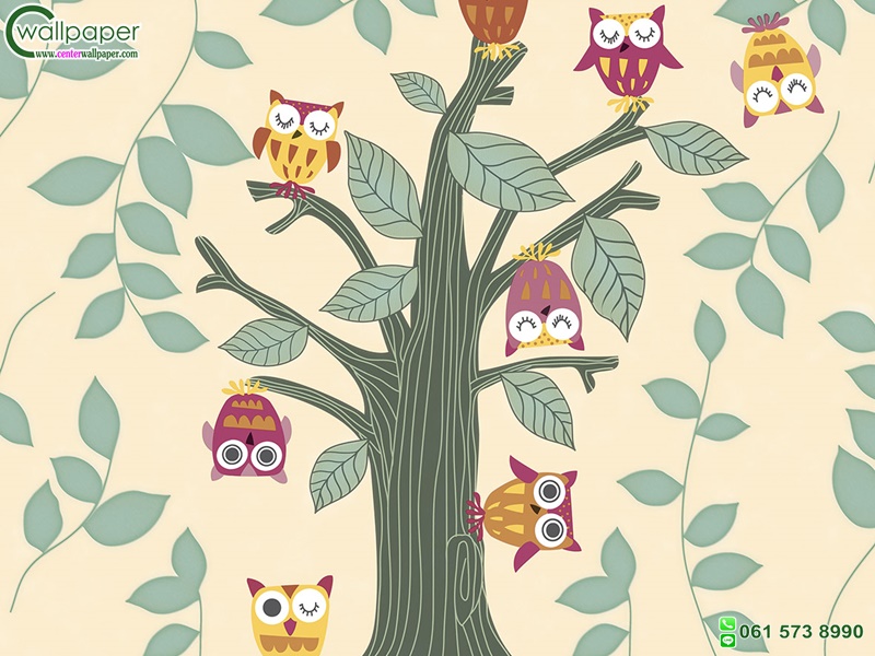 วอลเปเปอร์ลายการ์ตูนห้องเด็ก No.58132.