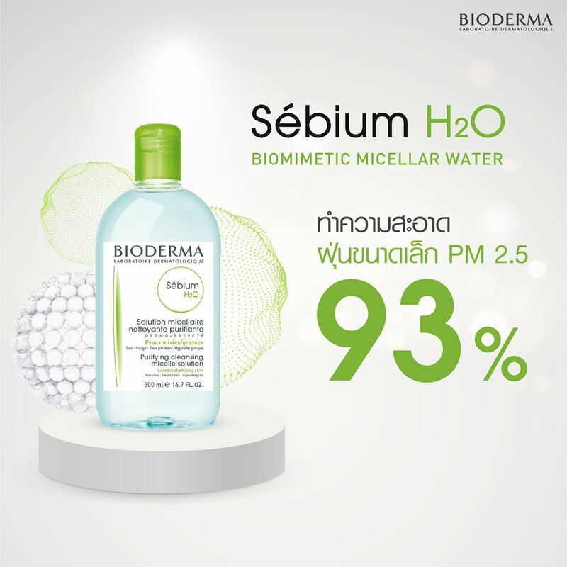 Bioderma Sebium H2O 500 ml. + 100 ml. (Set)
