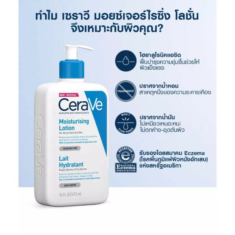 CeraVe Moisturising Lotion 473 ml.
