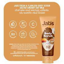 Jabs Body Scrub Salted Creamy Oat Milk 300 ml.
