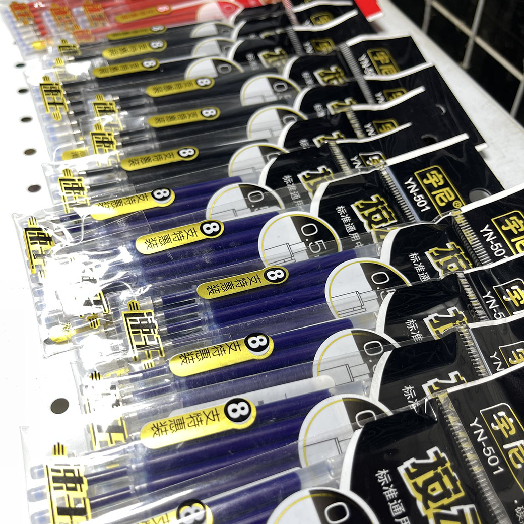 🔥ไส้ปากกากดลูกลื่น!!🔥📌สำหรับเปลี่ยนหมึกปากกา⚫🔴🔵 มี 3 สีให้เลือก ขนาด 0.5mm ✔️พร้อมส่งในไทย ไส้ปากกา ลูกลื่น