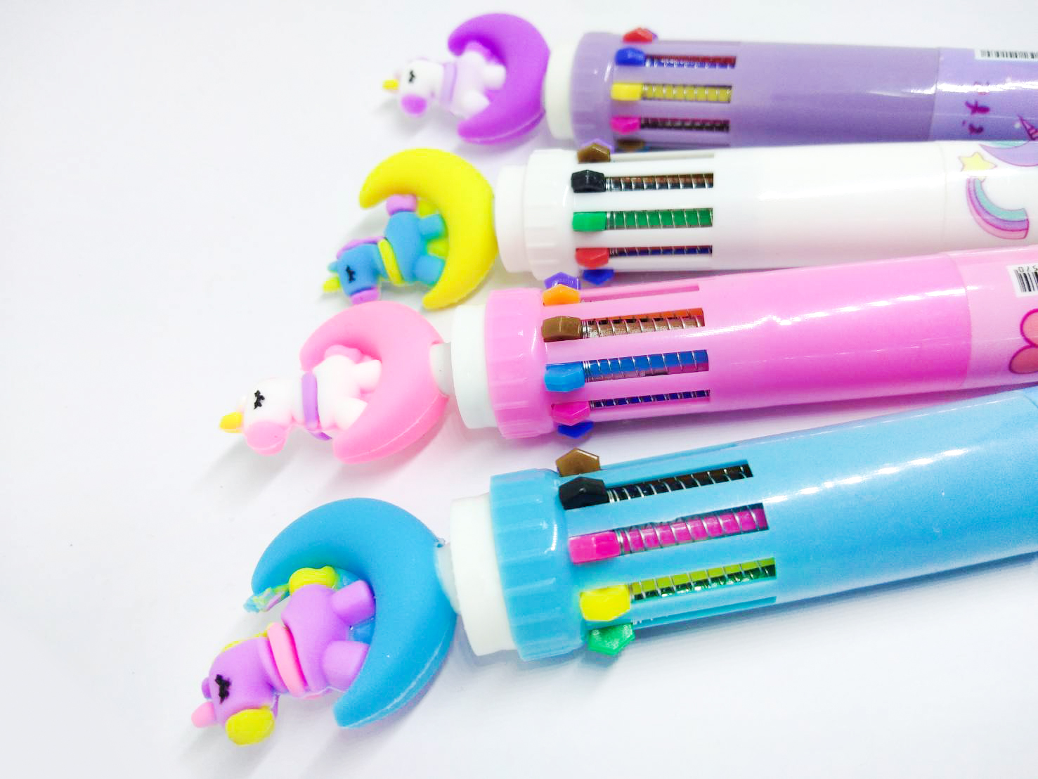 ปากกา10สี ม้ายูนิคอร์นพระจันทร์เสี้ยว(🎲สุ่มสีสุ่มลาย)