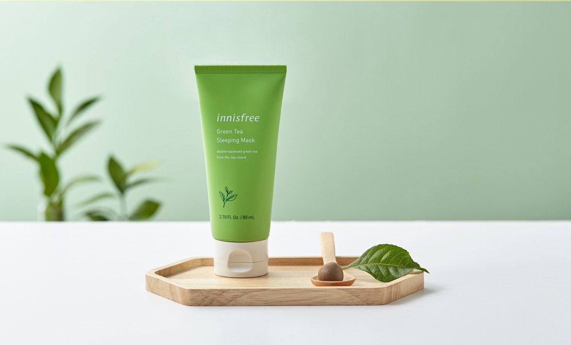 Innisfree Green Tea Sleeping Mask 80 ml. New Package 2019