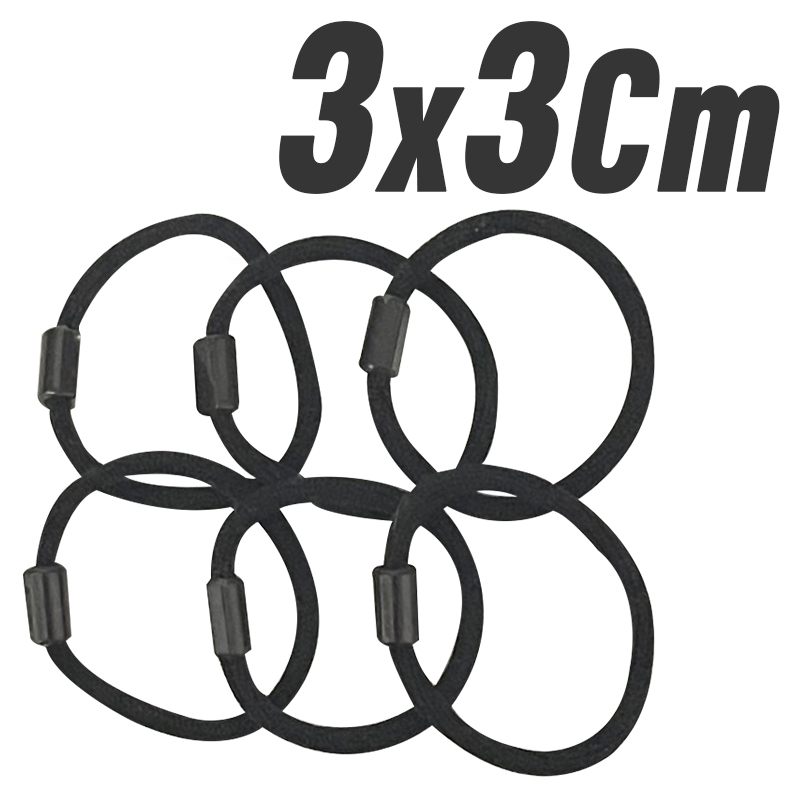 ⭐ยางยืดรัดผม⭐สายเลียบ⚫สายดำ⚫ 3cm📌สุ่มคละสี ✔️พร้อมส่งในไทย หนังยางรัดผมเกาหลี ยางมัดผม ยางยืดรัดผม