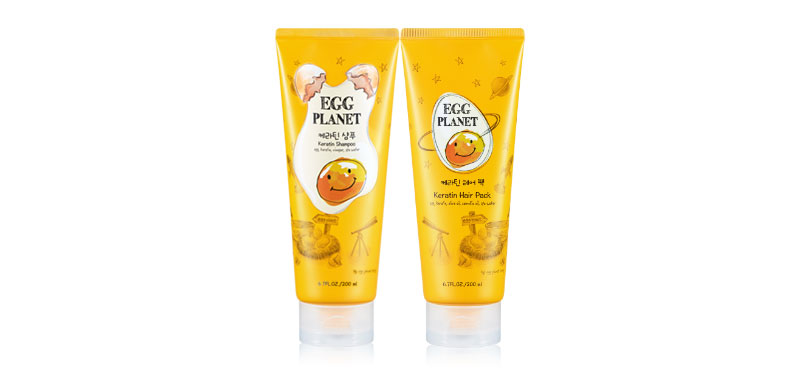 Daeng Gi Meo Ri Egg Planet Keratin Shampoo 200 ml. + Treatment 200 ml.