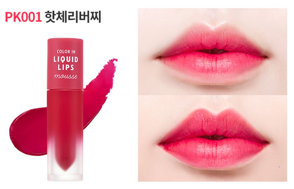 Etude House Color in Liquid Lip Mousse 3.2 g. #PK001