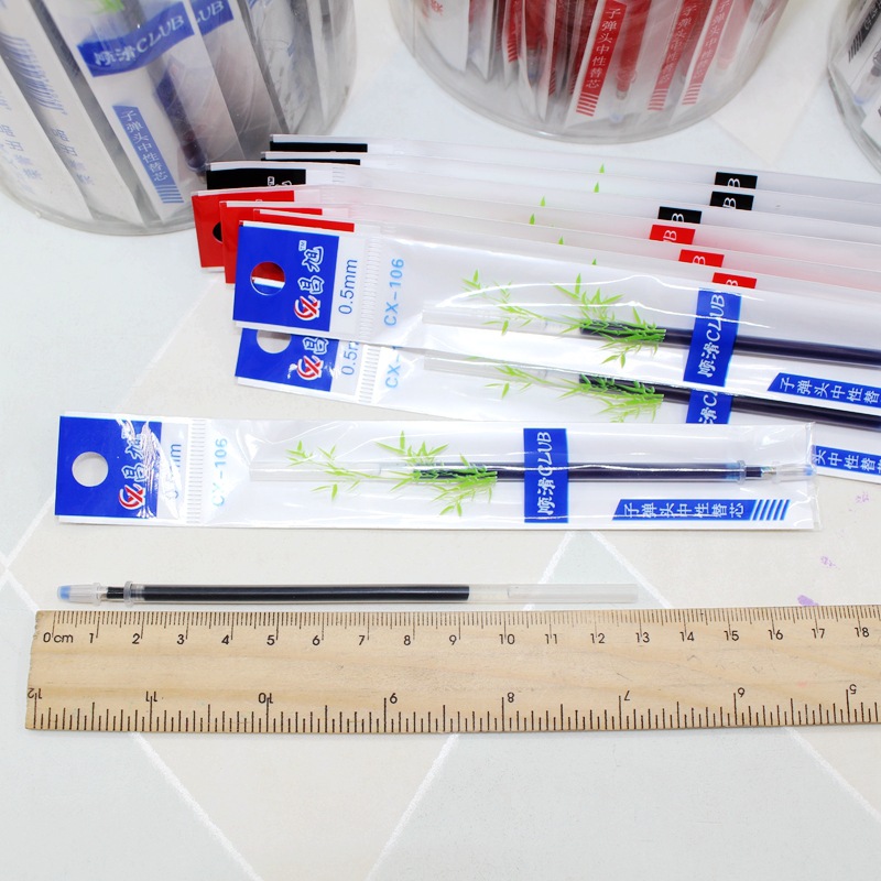 2บาท!!!! ไส้ปากกาสำหรับเปลี่ยนหมึกเจลซอง มีให้เลือก 3 สี 0.5mm ด้ามละ 2 บาท ✔️พร้อมส่ง Pen refill ไส้ปากกาเจล ไส้ปากกาหมึกเจลเติม