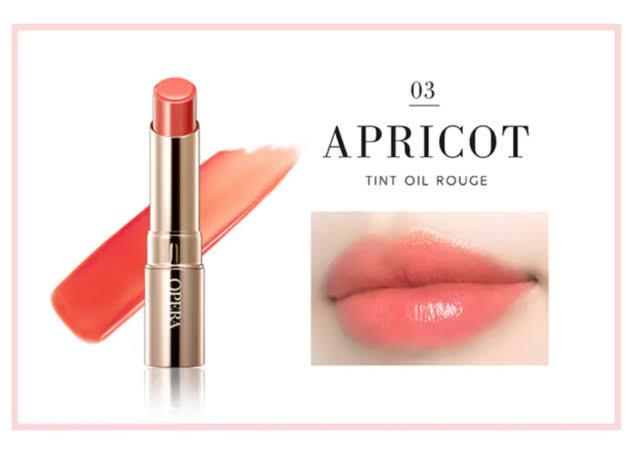 OPERA Tint Oil Rouge Lipstick No.3 Apricot