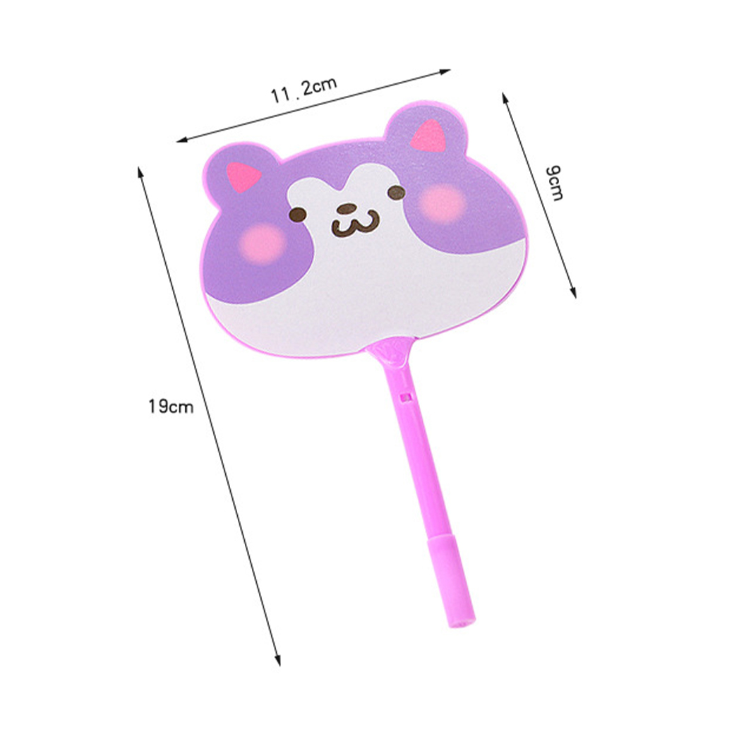 🐱ปากกาพัดลูกลื่น🐻ลายการ์ตูน หูสัตว์หลากสี ไส้สีน้ำเงิน 0.5 ราคา 4 บาท/ด้าม✅พร้อมส่ง Ohwowshop ปากกา เครื่องเขียน ลูกลื่น