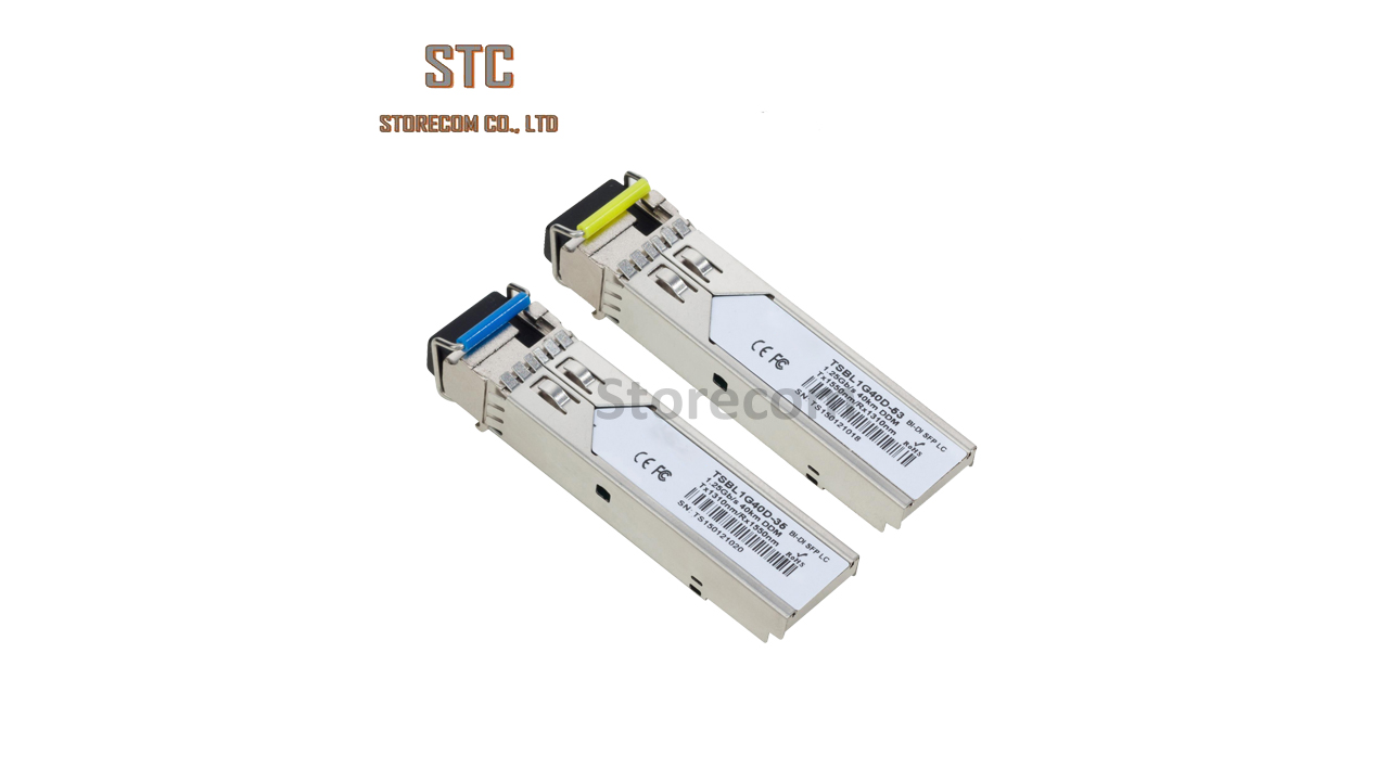 SFP Transceiver BiDi 1.25Gb/s EX 40km Tx1550/1310nm LC SM (A,B)