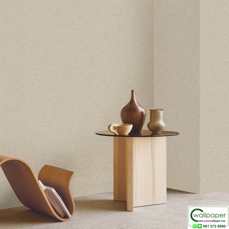 วอลเปเปอร์ สีน้ำตาลอมเทา No.88667-3