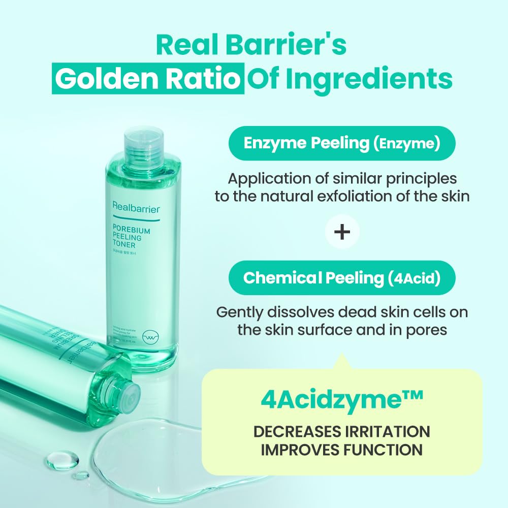 Real Barrier Porebium Peeling Toner 305 ml.