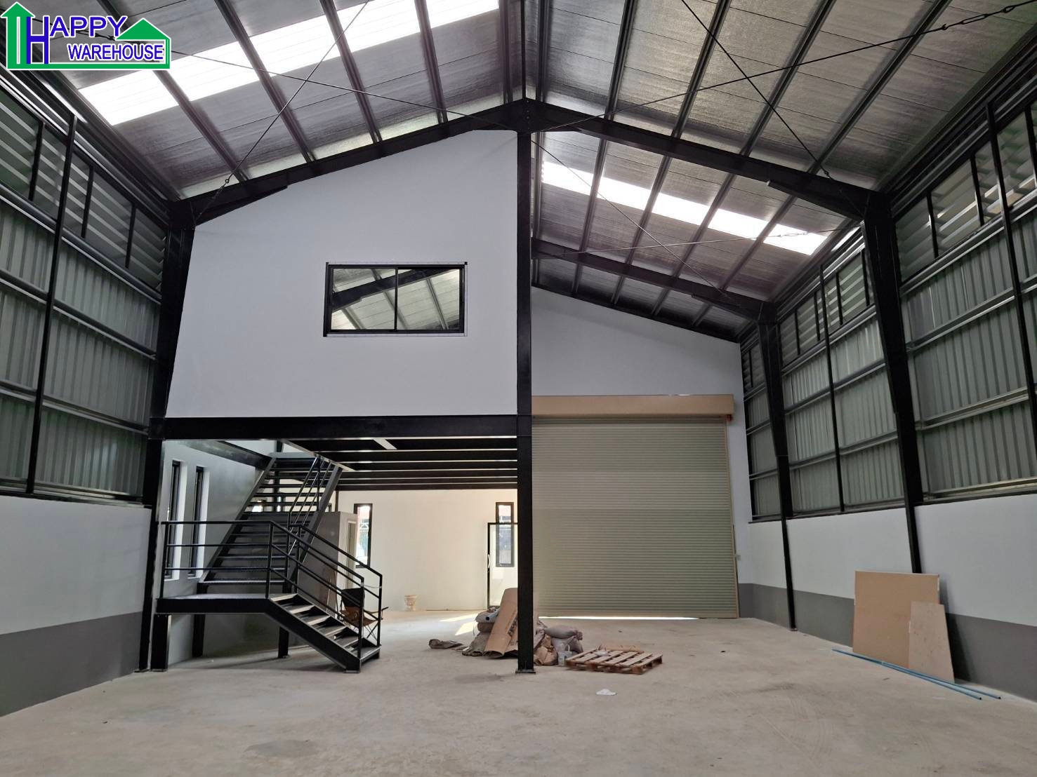 ผลงานก่อสร้างโครงสร้าง HW-H ขนาด 10 x 38 x 6 เมตร (380 ตารางเมตร)ราคา : ฿2,883,412.46 / หลัง