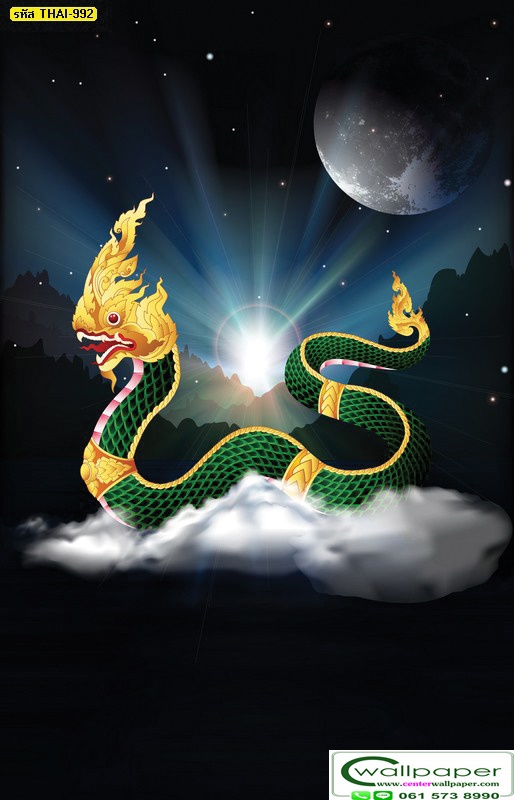 วอลเปเปอร์สั่งพิมพ์ลายพญานาค