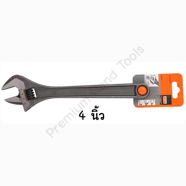 ประแจเลื่อน BAHCO 4 นิ้ว