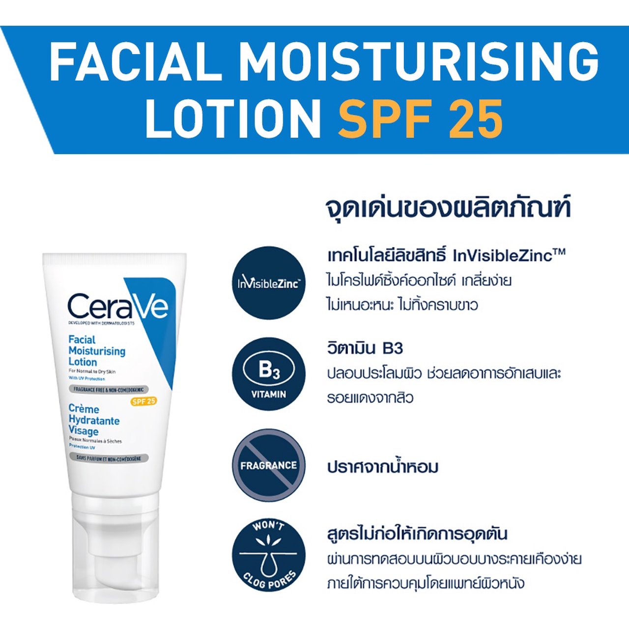 CeraVe Facial Moisturizing Lotion SPF25 52 ml.