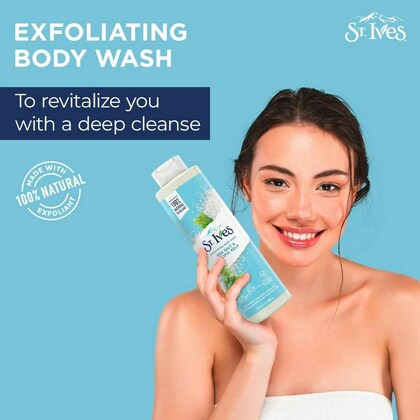 St. Ives Exfoliating Body Wash Sea Salt & Pacific Kelp 473 ml.