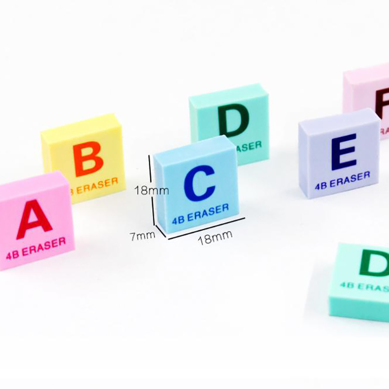 ⭐ยางลบ A,B,C⭐หลากสี Eraser ยางลบสี✅พร้อมส่งในไทย ยางลบ เครื่องเขียน ลบคำผิดดินสอ