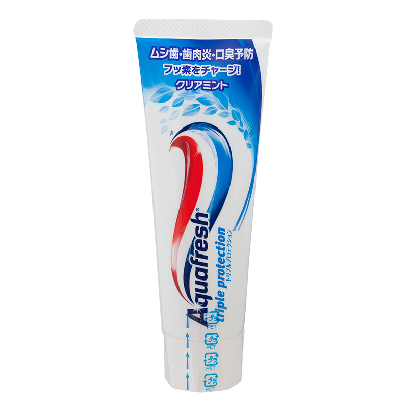 ยาสีฟัน Aquafresh Triple Protection 140 g. Made in Japan #Peppermint