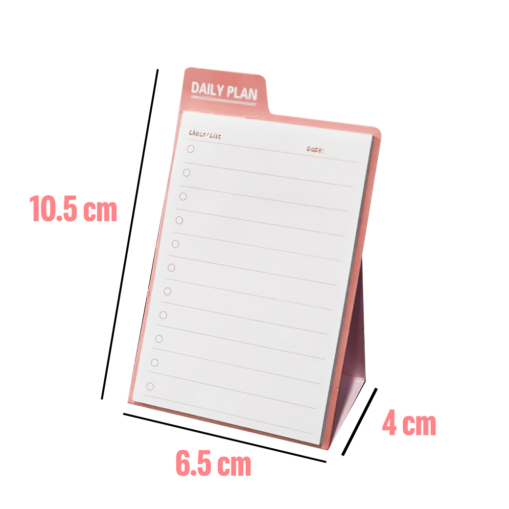 📋✨ กระดาษโน้ตกาวในตัว โน้ตตั้งโต๊ะ Daily Plan 🗓️ สีพาสเทล To Do List✅พร้อมส่งในไทย จดสะดวก หยิบใช้ง่าย