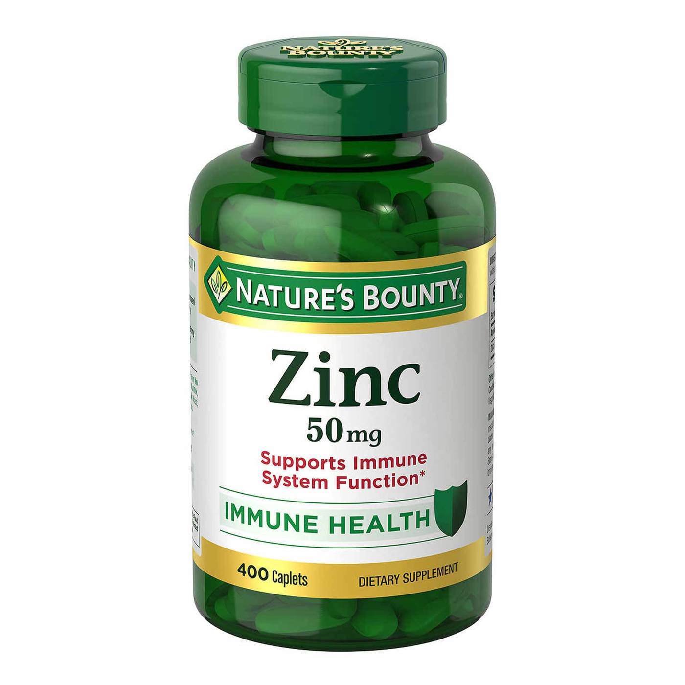 ฺNature's Bounty Zinc 50 mg. 400 Caplets