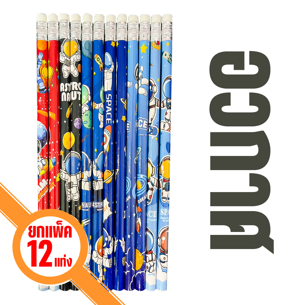 🔥ยกแพ็ค12แท่ง🔥ดินสอหัวยางลบลายการ์ตูน เขียนลื่น ลบนิ่ม คุณภาพดี ลายสวยหลากหลาย เหมาะแจกเด็ก งานวันเกิด กิจกรรมโรงเรียน ✏️🎉