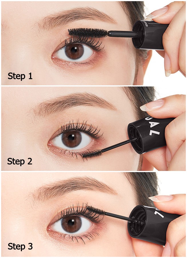 Etude House Dual Wide Eyes Mascara Black x Black 5 g. + 3.5 g.