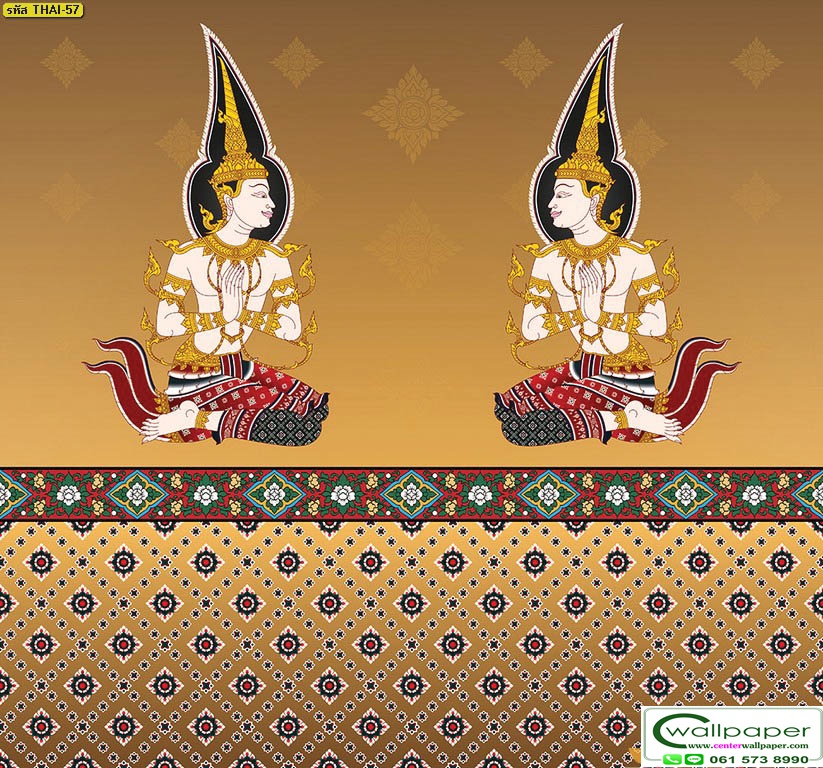 วอลเปเปอร์ลายเทพพนม THAI-57