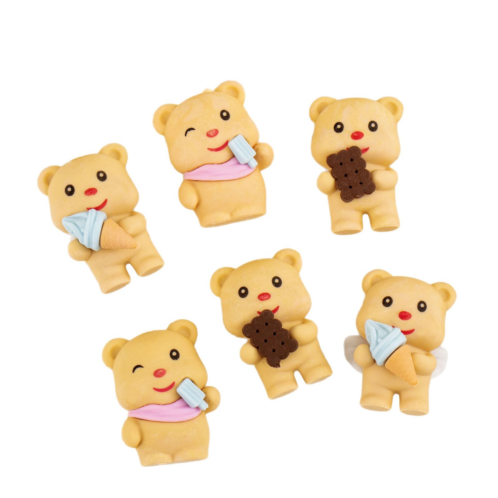 🐻ยางลบการ์ตูน 3D ช็อกกี้แบร์ Cookie Eraser 🐻✨ยางลบน่ารัก✅พร้อมส่งในไทย สะสมได้ ของขวัญสุดคิ้วท์