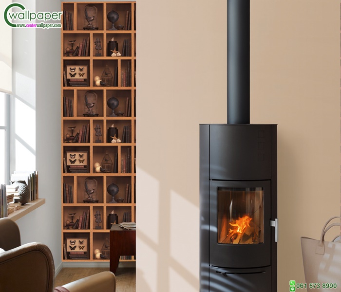 รวมวอลเปเปอร์ติดผนังลายชั้นหนังสือ