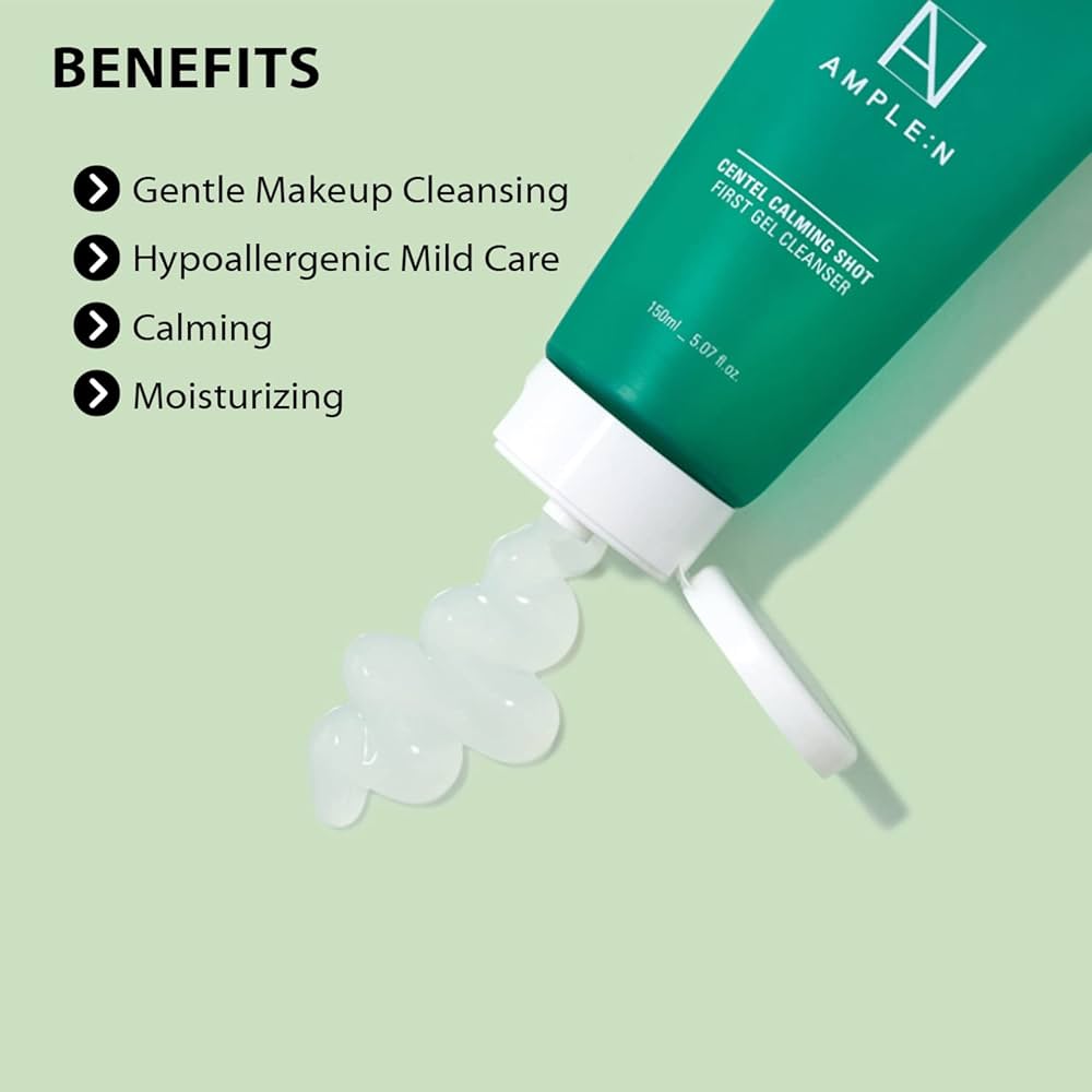 AMPLE : N Centel Calming Shot First Gel Cleanser 150 ml.