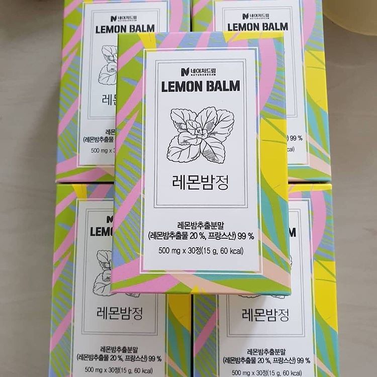 Nature Dream Lemon Balm Booster Pill (1 กล่อง 30 เม็ด) New Package