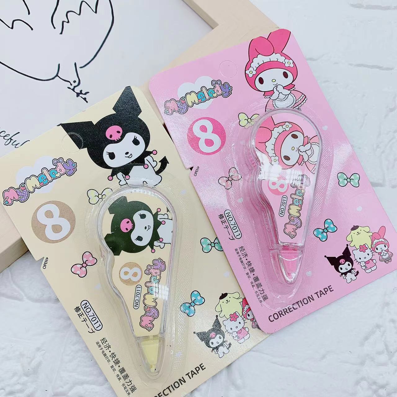 🌈⭐เทปลบคําผิด⭐🌈ลายการ์ตูนดัง No.8📌สุ่มลาย ราคา 8 บาท/ชิ้น✔️พร้อมส่ง Ohwowshop เครื่องเขียน ลบได้