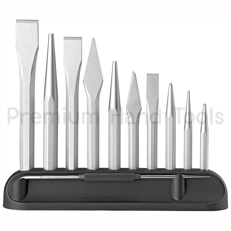 ชุดเหล็กสกัด เหล็กส่ง เหล็กมาร์ค PB Swiss Tools รุ่น PB 860H (10 ตัว/ชุด)