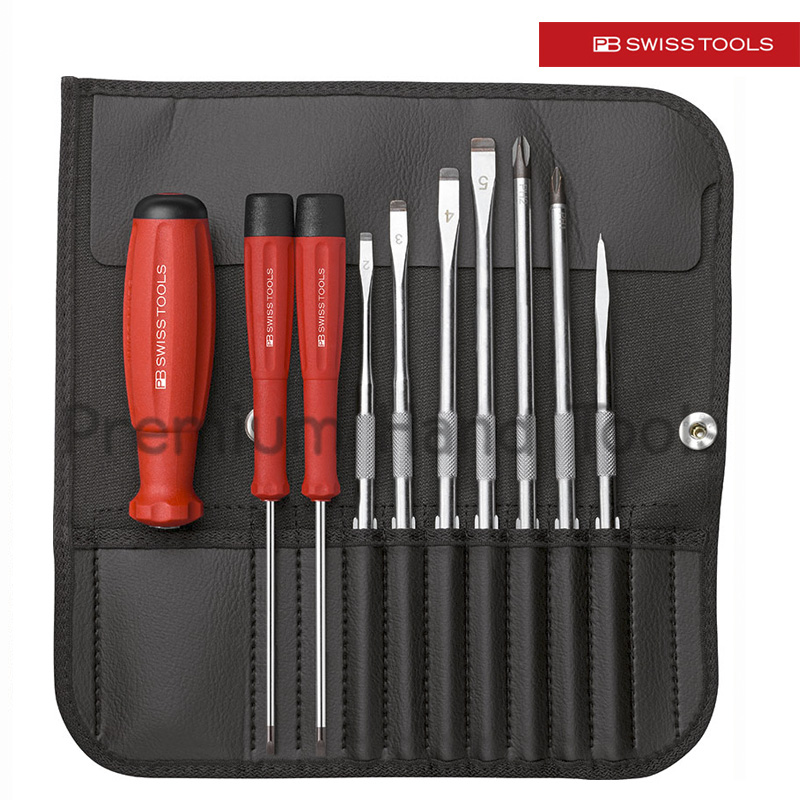 ไขควงชุด PB Swiss Tools รุ่น PB 8215L **NEW VERSION** ด้ามกันไฟ (10 ตัว/ชุด)