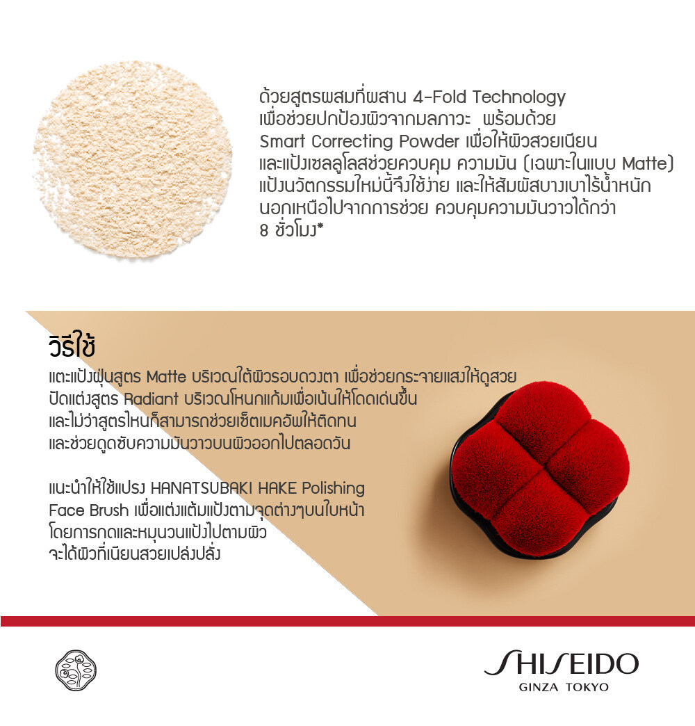 Shiseido Synchro Skin Invisible Silk Loose Powder 6 g. #Matte