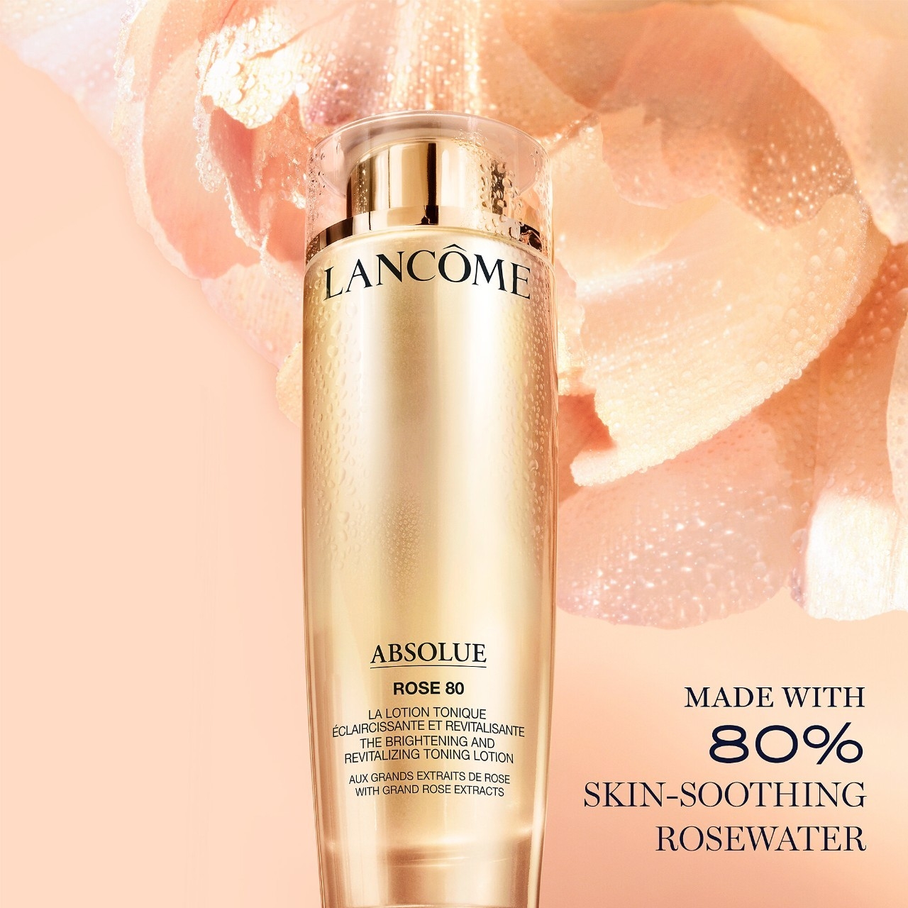 Lancome Absolue Rose 80 The Brightening And Revitalizing Toning Lotion 150 ml.