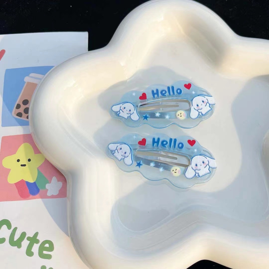 ⭐กิ๊บติดผม⭐🌼กิ๊บติดผมการ์ตูน ซานริโอ้สุ่มคละลาย✔️พร้อมส่งในไทย น่ารักสไตล์กิ๊บการ์ตูน