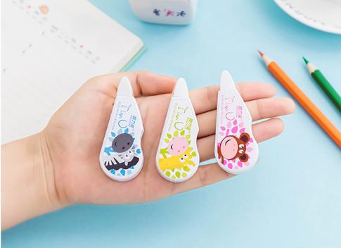 🔥เทปลบคำผิดลายการ์ตูนรวมสัตว์ 8m ✔️พร้อมส่ง (🎲คละลาย) เครื่องเขียน ราคาส่ง อุปกรณ์ลบคำผิด