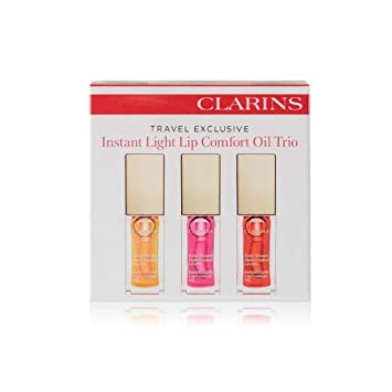 Clarins Instant Light Lip Comfort Oil Trio (7 ml. x 3 แท่ง)