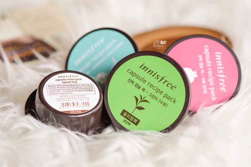 Innisfree Capsule Recipe Pack : Green Tea Sleeping & Cold Pack (Hydrating)