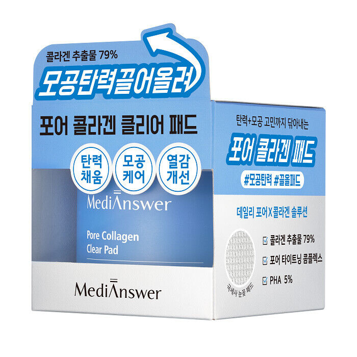 MediAnswer Pore Collagen Clear Pad 80 + 10 Pads 140 ml.