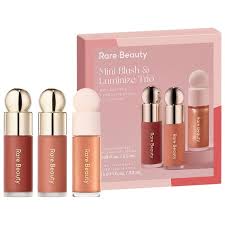Rare Beauty Mini Blush and Luminize Trio (Virtue, Beloved, Enliven)
