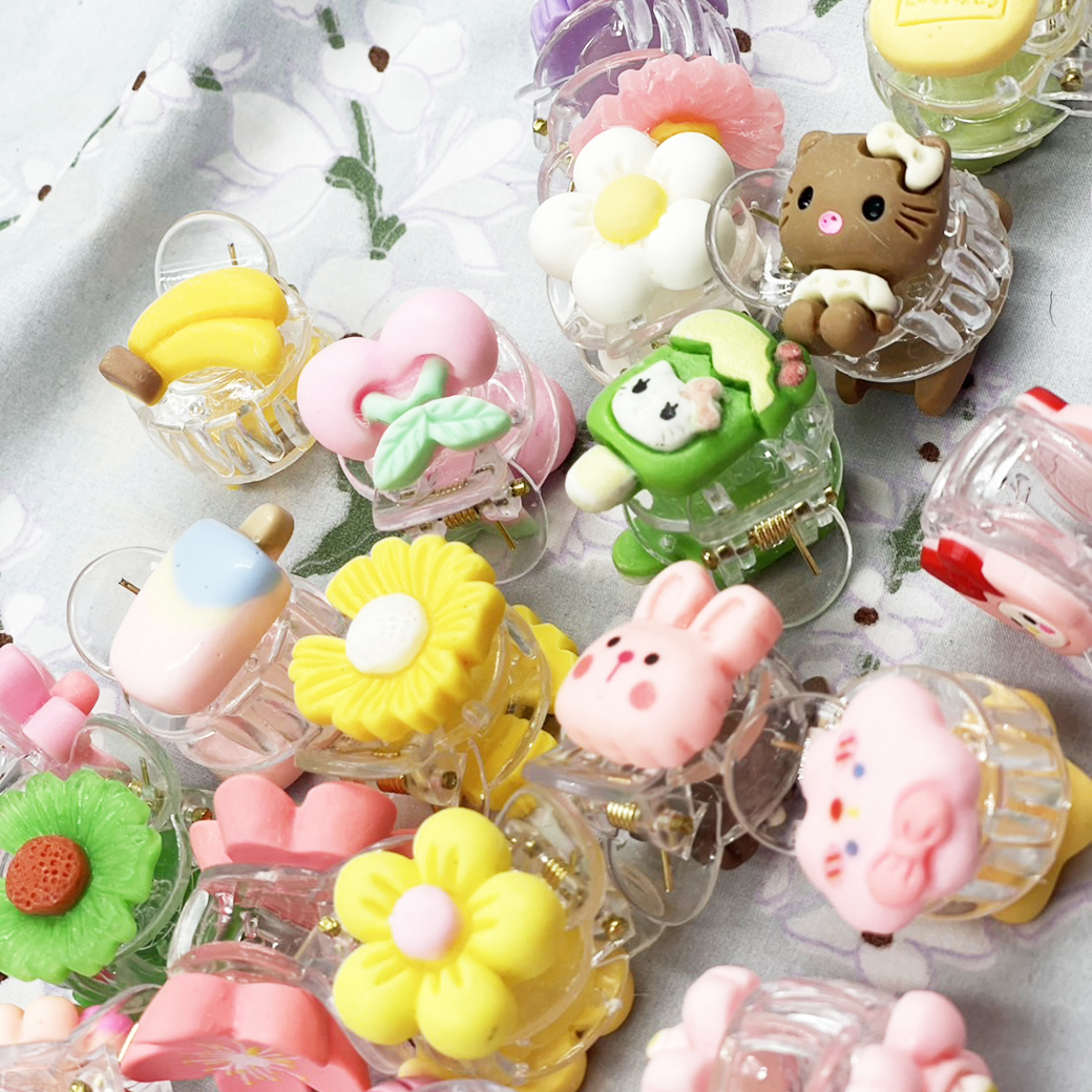 🌸กิ๊บหนีบผมขนาดเล็ก🌼🌈ตัวหนีบผมมินิ สีสันสดใส กิ๊บติดผมตัวการ์ตูน📌คละลาย✔️พร้อมส่งในไทย เครื่องประดับ กิฟติดผม